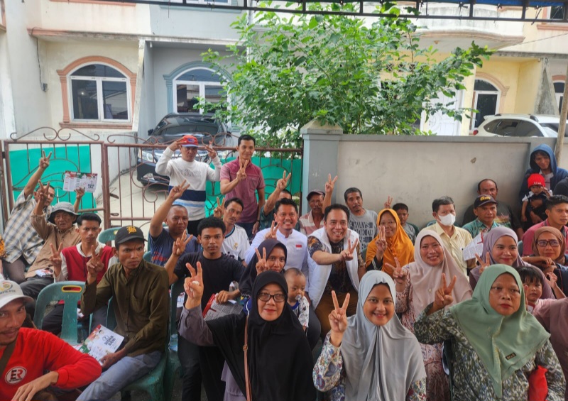 Bersama Hendra DS, Prof Ridha Ajak Warga Air Bersih Tolak Politik Uang!