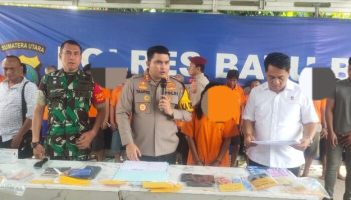Sekeluarga Pengedar Narkoba Meringkuk Di RTP Polres Batubara