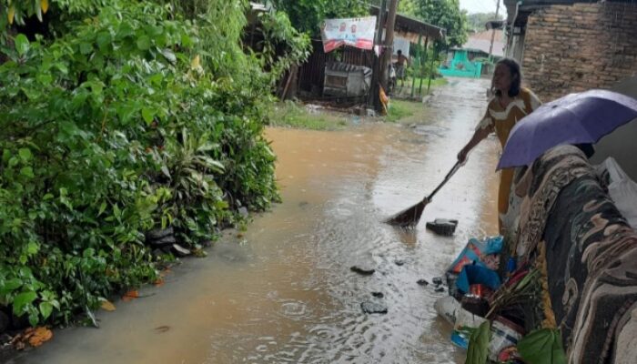 Luapan Air Sungai Denai Genangi Lingkungan Penguin Perumnas Mandala