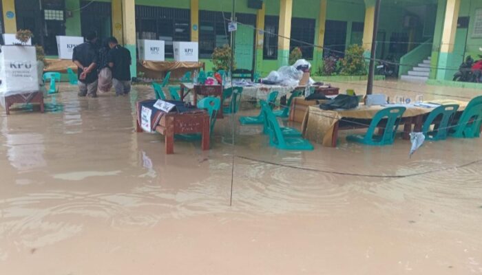 Rumah Sakit Dan TPS Terendam Banjir, Tingkat Partisipasi Pemilih Dikhawatirkan Menurun