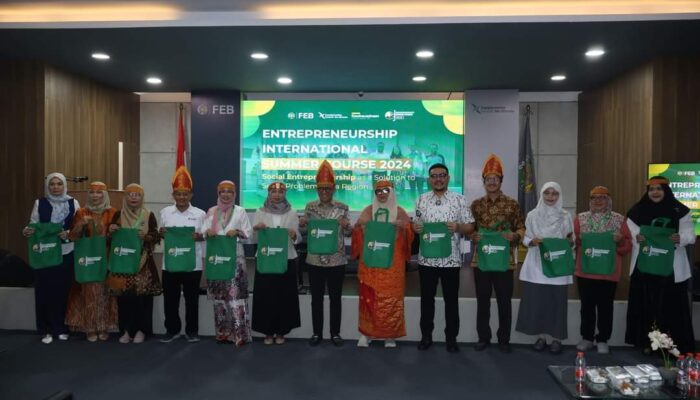 Fakultas Ekonomi Dan Bisnis USU Gelar Entrepreunership Internasional Summer Course 2024