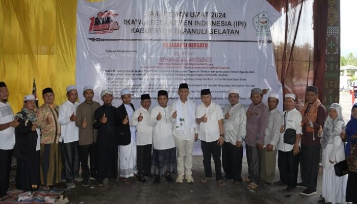 Ikatan Pesantren, FKDT Dan Ormas Islam Deklasari Satu Dukungan BAGUSI Tapsel