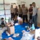 Dalam Operasi Mantap Praja Toba 2024 di tahapan Pilkada yang sedang berlangsung, Polres Pematangsiantar mengintensifkan pengamanan saat berlangsungnya pelipatan surat suara di gudang KPU, Jl. Medan, Rabu (6/11).(Waspada-Ist).