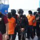   JALANNYA pemindahan 64 Napi risiko tinggi ke Lapas Nusakambangan guna mewujudkan program Akselerasi Menteri Imipas, Agus Andrianto, sejalan dengan ASTACITA Presiden RI tentang pencegahan dan pemberantasan korupsi dan narkoba.Waspada/Ist