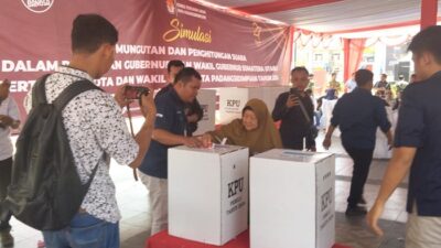KPU Padangsidimpuan Simulasi Putungsura Pilkada Serentak 2024