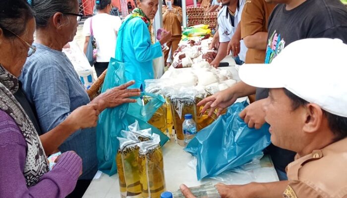 Tekan Inflasi Daerah, Pemkab Toba Gelar Pasar Murah Di Silaen