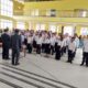 KETUA Panwaslu Kecamatan Lintongnihuta, Andi Siregar didampingi anggota Panwaslu Lintongnihuta sesaat mengambil sumpah janji Pengawas TPS se-Kecamatan Lintongnihuta. Waspada/Ist