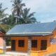 AULA Serbaguna Tangkahan Lagan di Kel. Alur Dia Baru, Kec. Sei. Lepan, diduga dibangunan tanpa izin PBG. Waspada/Asrirrais