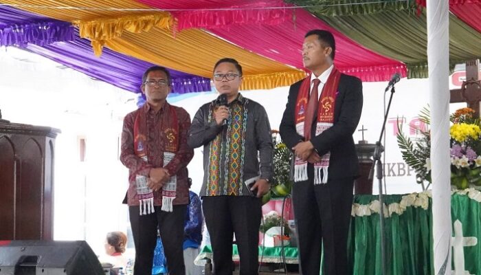 Pemkab Toba Hadiri Pesta Oikumene Inklusif Gereja HKBP Tampubolon