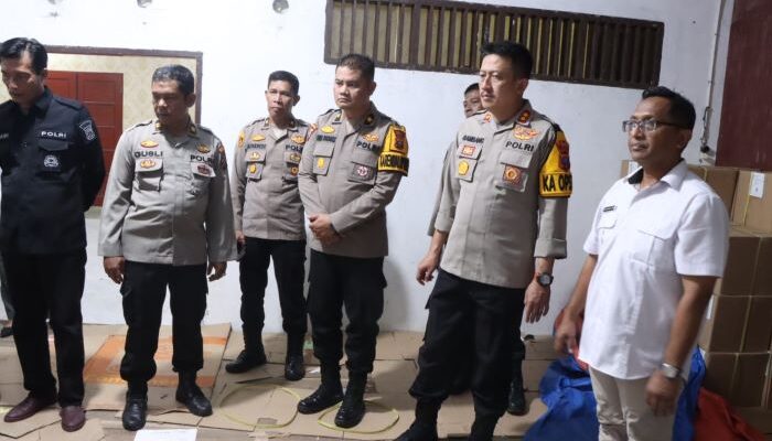 Kapolres Binjai Kunjungi Kantor KPU