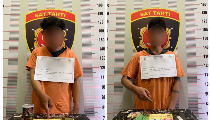 Penggrebekan Narkoba Di Balige, Dua Warga Ditangkap Polisi