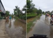 Pemukiman Warga Babalan Tergenang Banjir