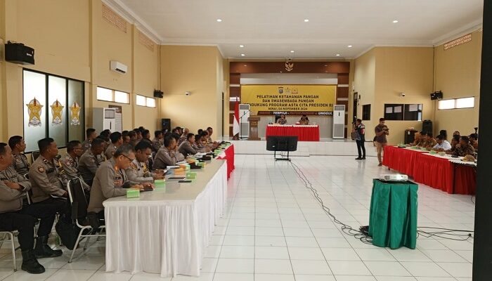 Polres Langkat Gelar Pelatihan Ketahanan Dan Swasembada Pangan Di SPN Polda Sumut