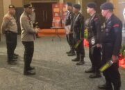 Polres P.Siantar Bersama Den Gegana Sat Brimob Poldasu Sterilkan Lokasi Debat Publik