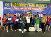 PTM Angsapura Medan Juara Umum Turnamen Tenis Meja Piala Rektor USU 2024