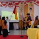 Ketua Ormas MKGR Sumut Darma Putra Rangkuti lantik pengurus DPC Ormas MKGR Padangsidimpuan di bawah pimpinan Sri Fitrah Munawaroh. (Waspada/Ist)
