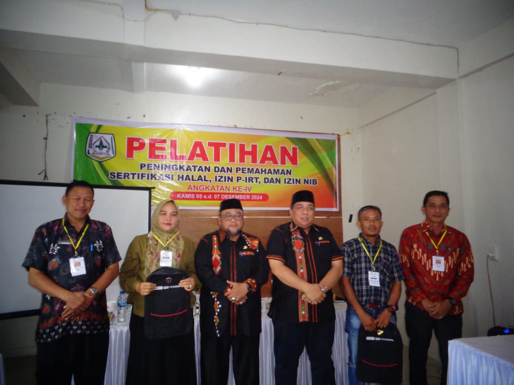 Diskop UKM Agara Gelar Pelatihan Peningkatan Dan Pemahaman Sertifikasi Halal
