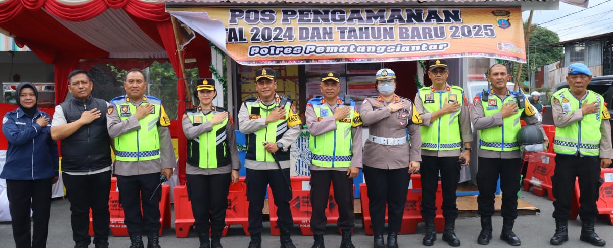 Kendarai R2, Kapolres P. Siantar Cek Kesiapan Pospam Dan Posyan Kendarai R2, Kapolres P. Siantar Cek Kesiapan Pospam Dan Posyan