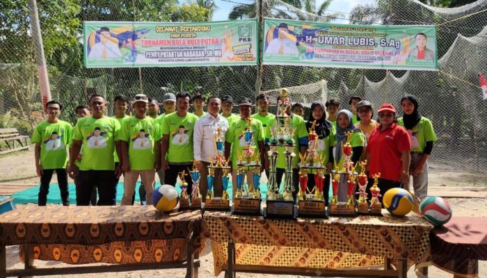 Anggota DPRD Labuhanbatu Gelar Turnamen Bola Voli