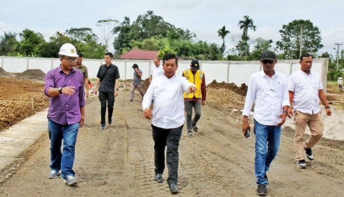 Bupati Minta Pembangunan Stadion Pematangraya Rampung Tepat Waktu
