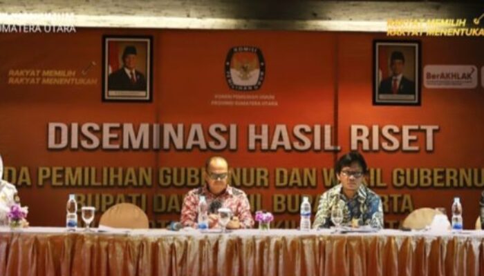 Diseminasi Hasil Riset Pilkada Serentak 2024 Di Sumut Berjalan Lancar
