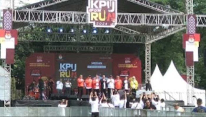 KPU Sumut Gelar KPU Fun Run  Di 3 Kabupaten/Kota