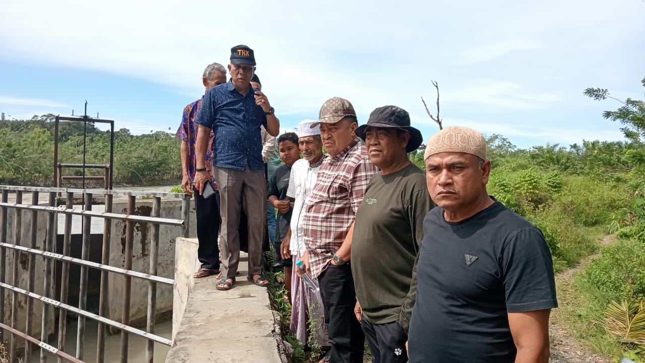Irigasi Tak Berfungsi Tujuh Tahun, TRK Tinjau Lokasi
