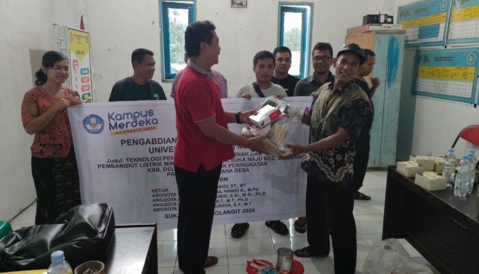 Tim PKM Unimed Perkenalkan Pembangkit Listrik Mikro Hydro