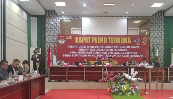 KIP Agara Pleno Terbuka Hasil Perhitungan Suara Pilkada 2024