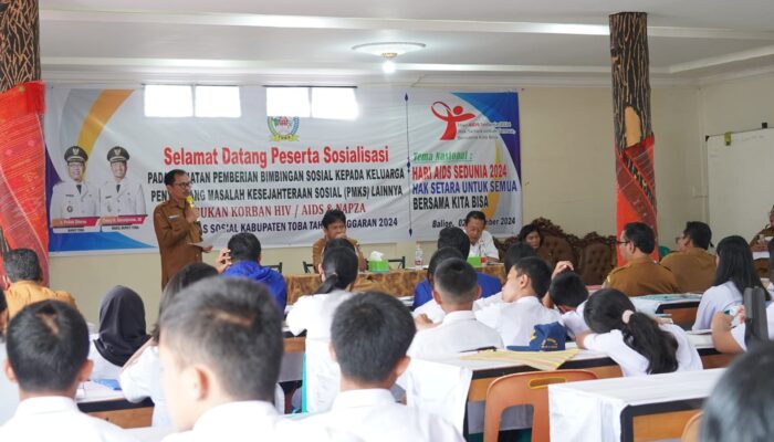 Dinsos Toba Sosialisasi Dan Peringati Hari AIDS Se-Dunia