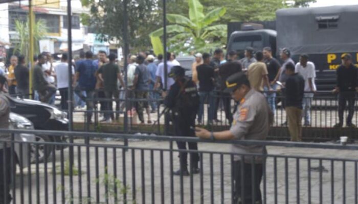 Simpatisan Turun Gunung, Pengamanan Rapat Pleno Di Lhokseumawe Diperketat