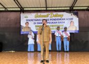 Sekretaris Disdik Aceh Monitoring Pemberian Tablet Penambah Darah