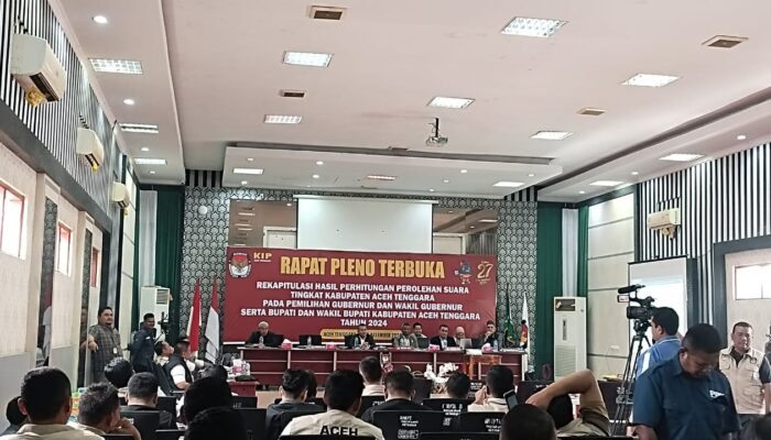 KIP Umumkan Hasil Pemilihan Bupati Dan Wakil Bupati Aceh Tenggara