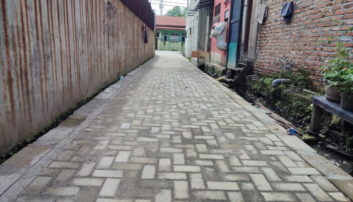 Tingkatkan Aksesibilitas Warga, Pemko Rehabilitasi Jalan Lingkungan Di Medan Deli