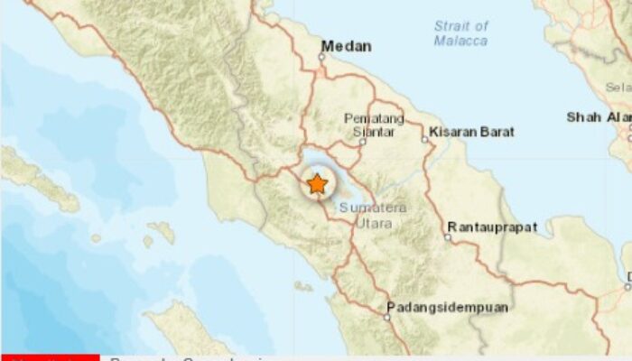 Gempa M 3.1 Guncang Samosir
