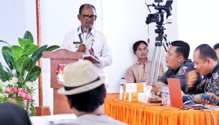 Wabup Simalungun Hadiri Rapat Pleno Terbuka KPU