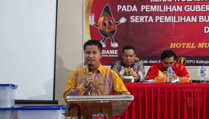 KPU Tetapkan Perolehan Suara Bupati Dan Wabup Dairi