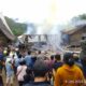 1 Rumah Adat Batak Toba Hangus Terbakar