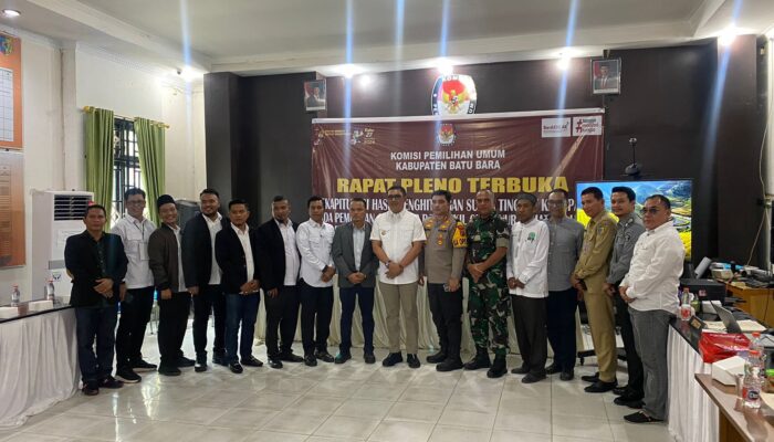 Rapat Pleno KPU, Pj. Bupati Batubara Apresiasi Kelancaran Pilkada 2024
