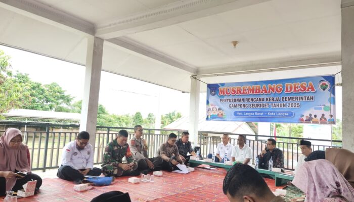 Pemerintah Seuriget Laksanakan  Musrenbangdes Tahun 2025