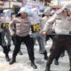 Antisipasi Gangguan Kamtibmas, Polres P. Sianțar Latihan Dalmas