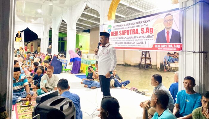 Anggota DPRK Abdya Dari Gerindra Abdya Reses Perdana Di Tiga Dapil