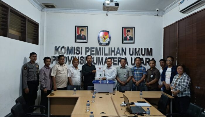 Polres Simalungun Kawal Penyerahan Hasil Rekap Suara Pilgub 2024 Ke KPU Provsu
