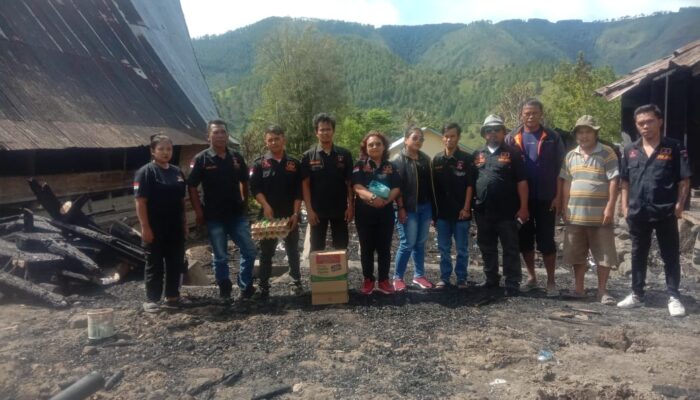 DPC GRIB Samosir Bantu Korban Kebakaran