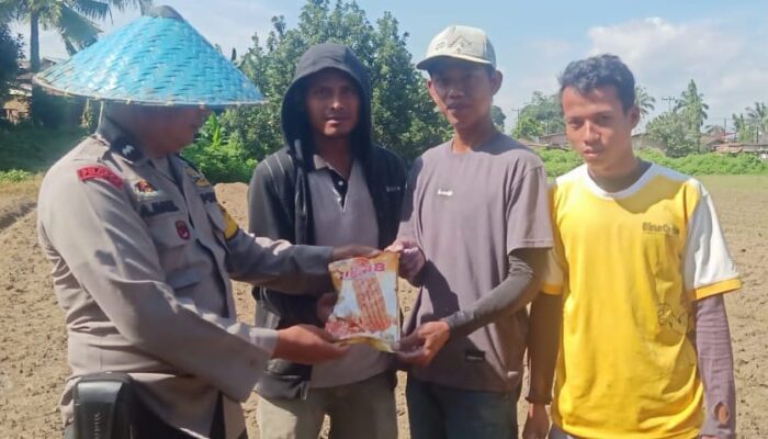 Polres P. Siantar Dorong Warga Tanami Lahan Kosong