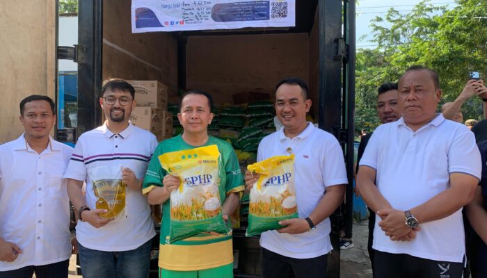 Pj Gubsu Bersama Pinwil Bulog Sidak Pasar