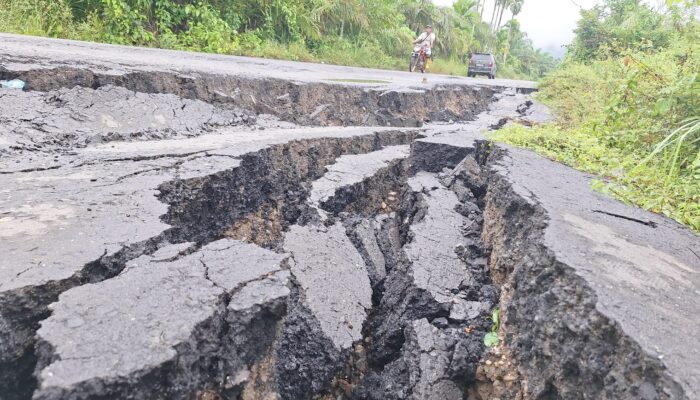 Jalan Penghubung Antar Kabupaten Di Aceh Timur Terancam Putus