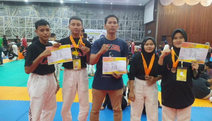 Kontingen Tarung Derajat Deliserdang Lampaui Target Perolehan Medali Kejurda Junior Di Siantar