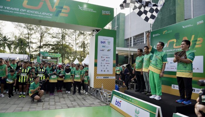 Ribuan Peserta USU RUN 2024 Meriahkan Dies Natalis Ke-72 USU