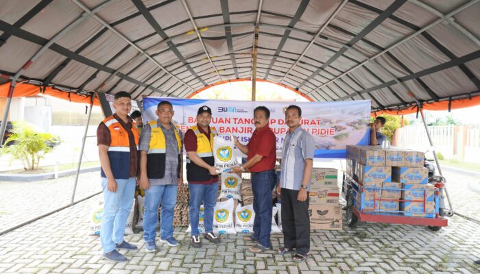 PT. PIM Bantu Korban Bencana Alam Banjir Pidie Dan Pidie Jaya